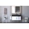 Castello Usa Nile 36" Wall Mounted Vanity With Black Top And Brushed Nickel Handles CB-MC-36W-BN-2053-BL - alternate 4
